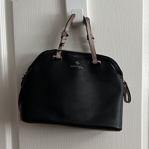 Black Leather Women Bag